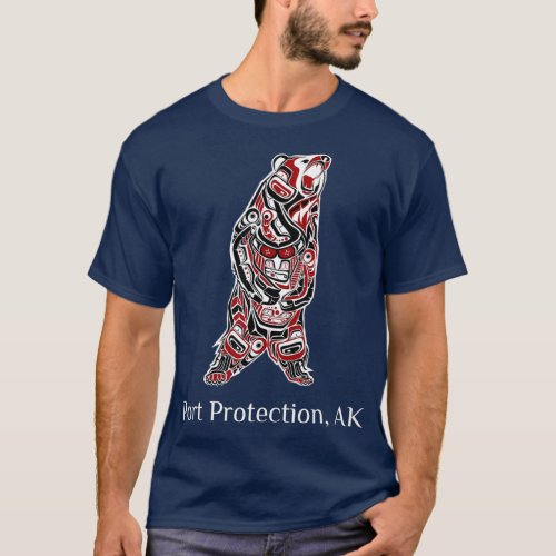 Port Protection Alaska Native American Brown T_Shirt