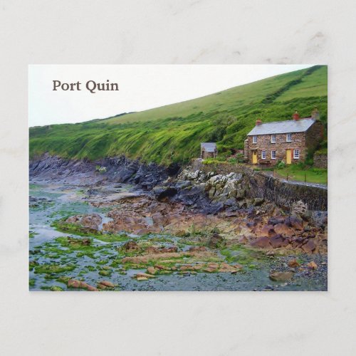 Port Quin Cornwall England Poldark Location Postcard