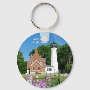 Port Sanilac Lighthouse key chain