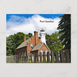 Port Sanilac Lighthouse Postcard