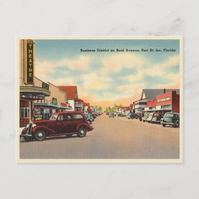 Port St. Joe, Florida vintage Postcard (Front)