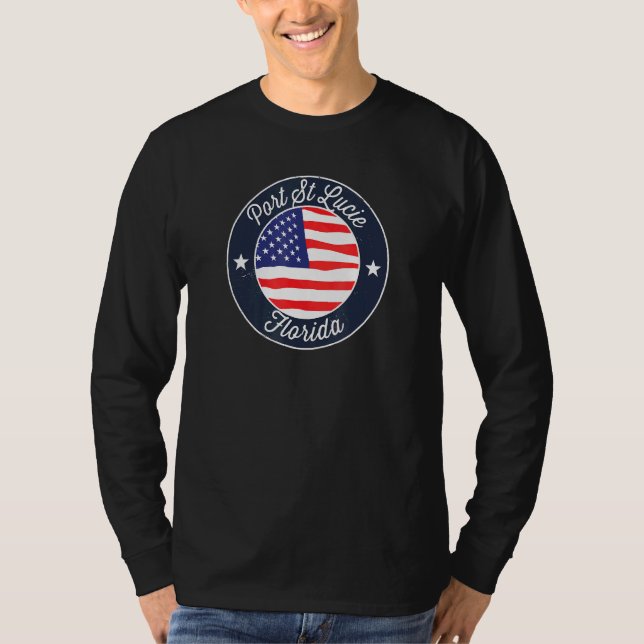 Port St Lucie Florida FL Vacation Souvenir Graphic T-Shirt (Front)