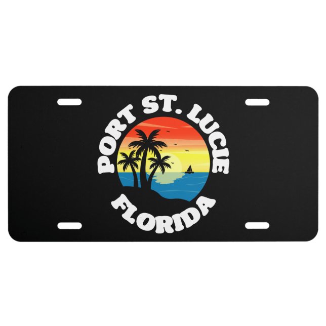 Port St. Lucie,Florida License Plate (Front)