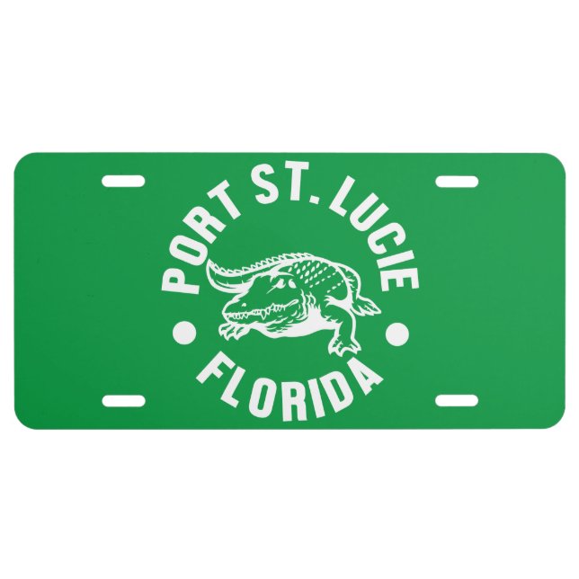 Port St. Lucie,Florida License Plate (Front)