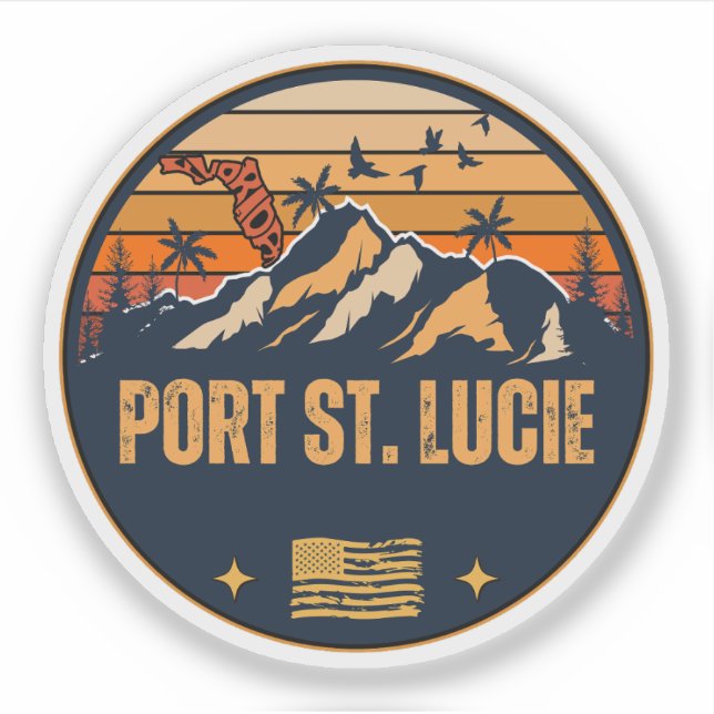 Port St. Lucie, Florida  Sticker (Front)