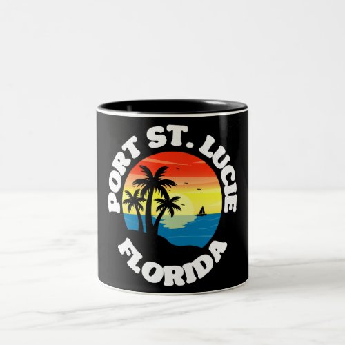 Port St LucieFlorida Two_Tone Coffee Mug