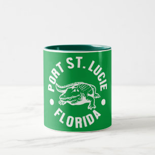 Port St. Lucie,Florida Two-Tone Coffee Mug