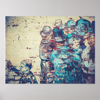 Port Townsend Hastings Building Vintage Artwork Poster