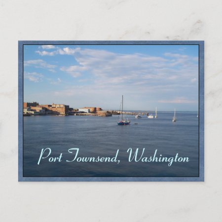 Port Townsend Moorage Postcard