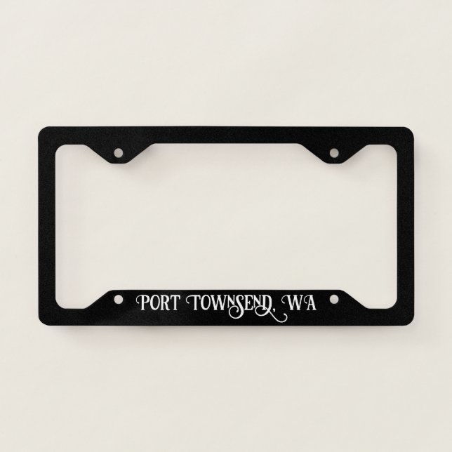 Port Townsend Washington License Plate  Frame (Front)