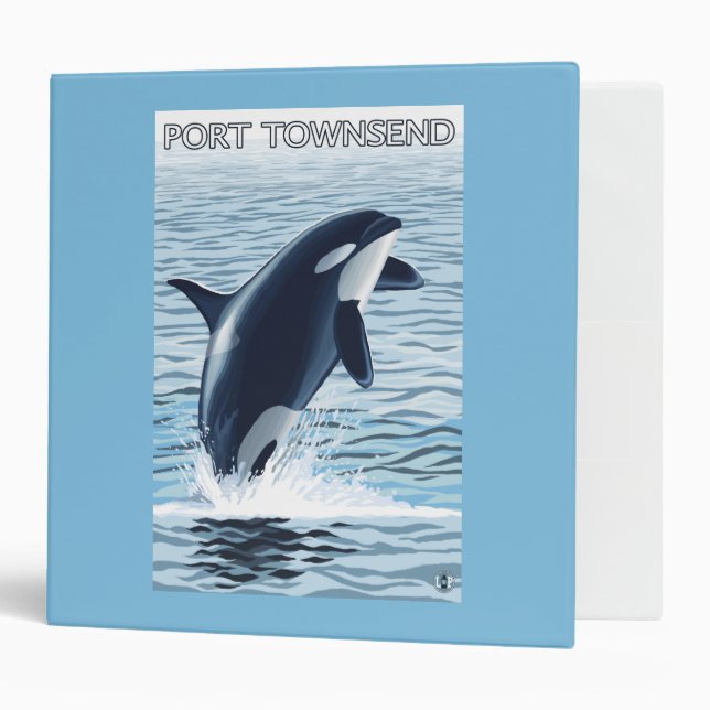 Port Townsend, WashingtonOrca Jumping Binder (Front/Inside)