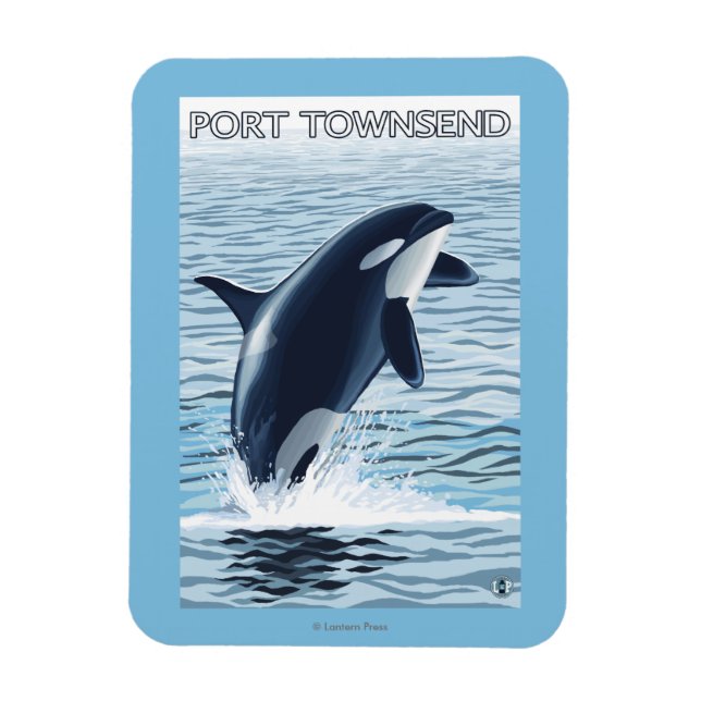 Port Townsend, WashingtonOrca Jumping Magnet (Vertical)