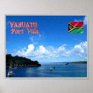 Port Vila - Natural Harbor - Vanuatu - Poster