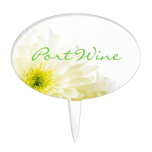 Port Wine Cheese Sign  Cake Topper