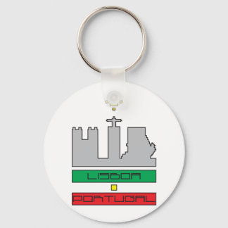 Porta-chaves Monumentos de Lisboa-Portugal Keychain