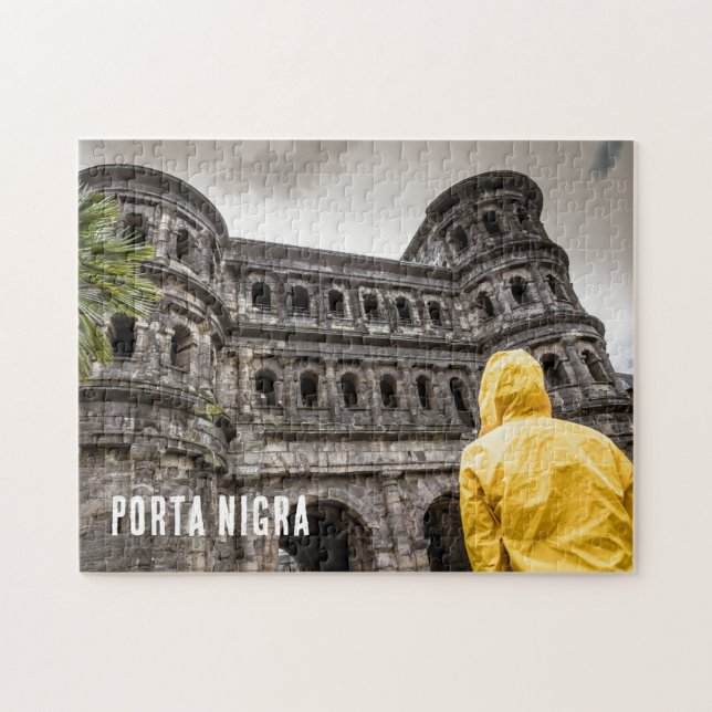 Porta Nigra in Trier Rhineland Palatinate Germany Jigsaw Puzzle (Horizontal)