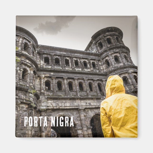 Porta Nigra in Trier Rhineland Palatinate Germany Magnet (Front)