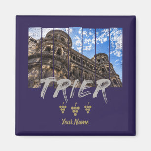 Porta Nigra in Trier vintage Moselle Souvenir Magnet