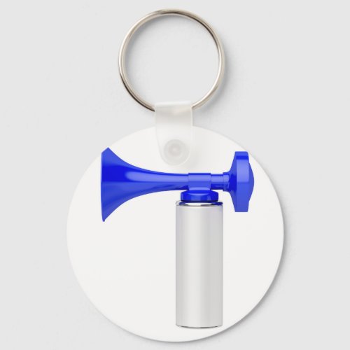 Portable air horn keychain