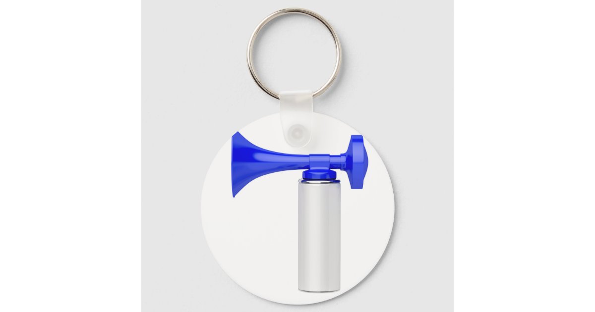 Portable air horn keychain Zazzle