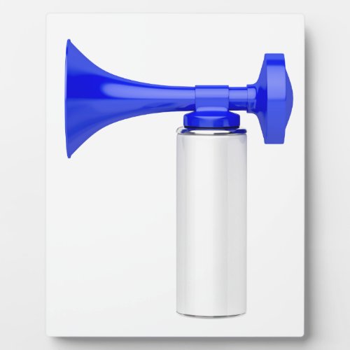 Portable air horn plaque