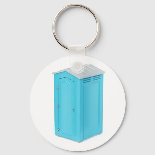 Portable chemical toilet keychain (Front)