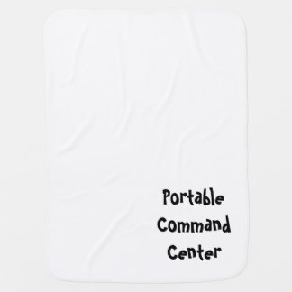 Portable Command Center baby blanket