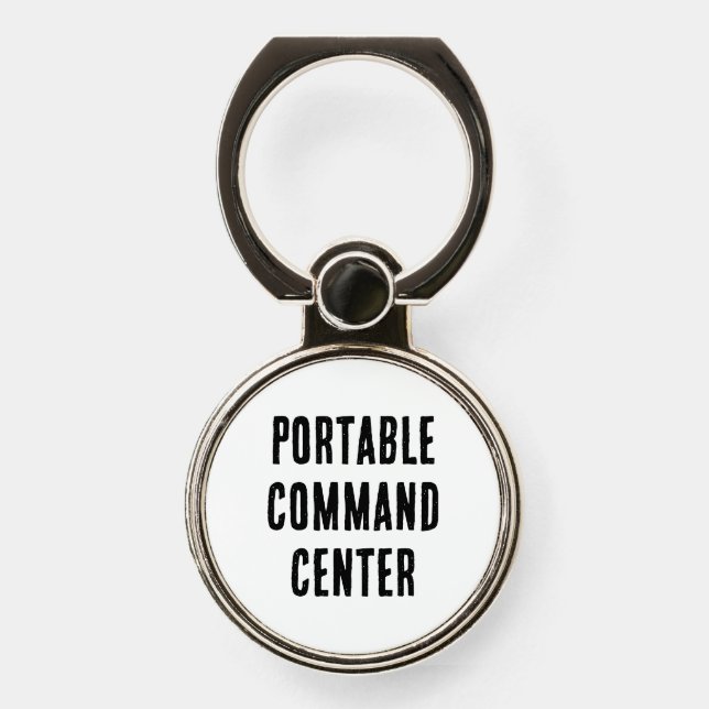 Portable command center phone ring stand (Front)