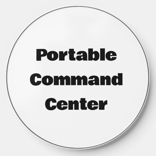 Portable Command Center Wireless Charger (Front)