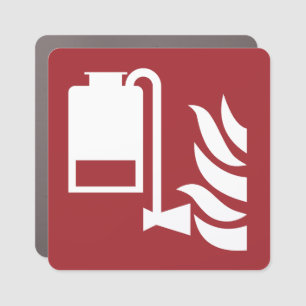 Portable Foam Applicator Unit Safety Sign