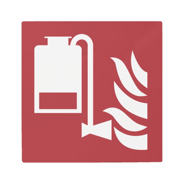 Portable Foam Applicator Unit Safety Sign (Front)