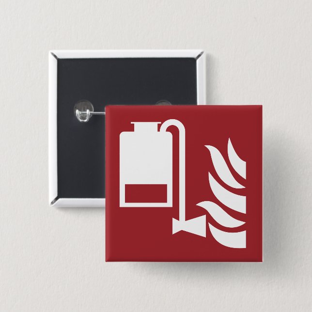 Portable Foam Applicator Unit Safety Sign Button (Front & Back)