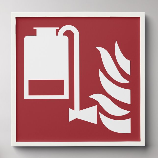 Portable Foam Applicator Unit Safety Sign Peel And Stick Photo Tile (Front Set)