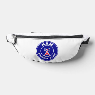 Portable HAM Radio Adventure Operator Badge Fanny Pack