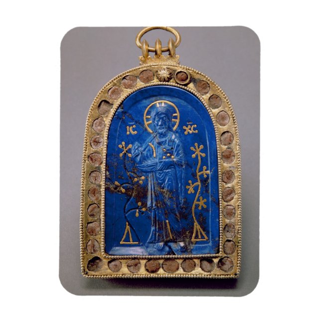 Portable Icon, probably medieval (lapis lazuli) Magnet (Vertical)