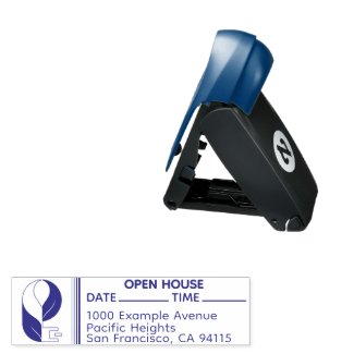 Portable Open House Date Time Trodat Mobile Printy Pocket Stamp