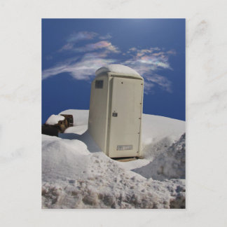 Portable Potty ~ postcard