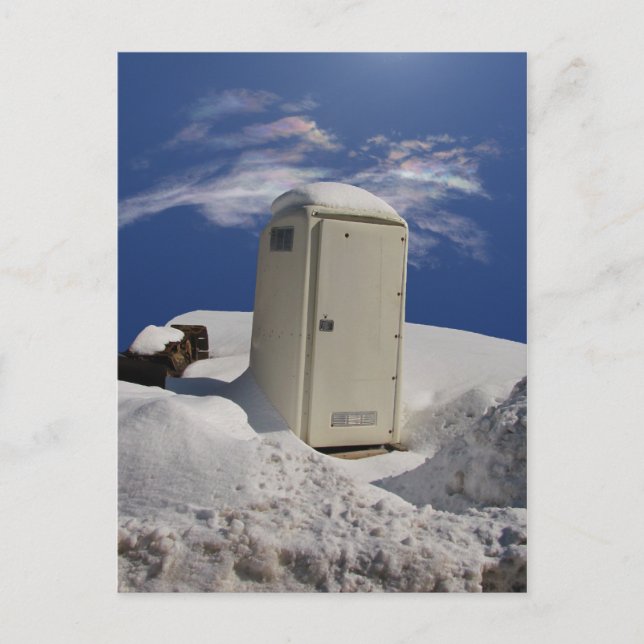 Portable Potty ~ postcard (Front)