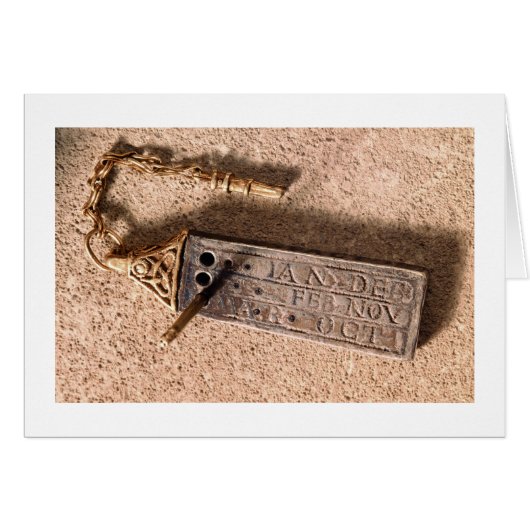 Portable sundial, silver and gold, 10th century (d (Front Horizontal)