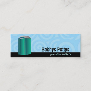 Portable Toilets Skinny Business cards