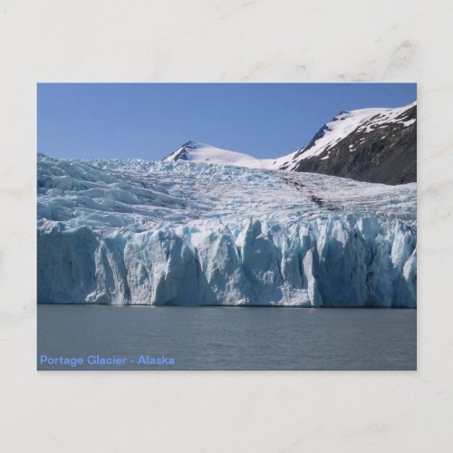 Portage Glacier postcard