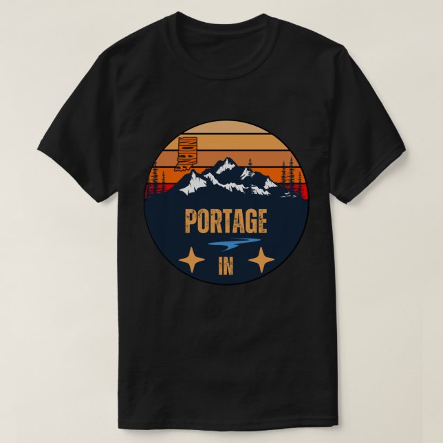 Portage, Indiana T-Shirt (Design Front)