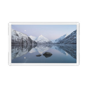 Portage Lake Twilight Acrylic Tray