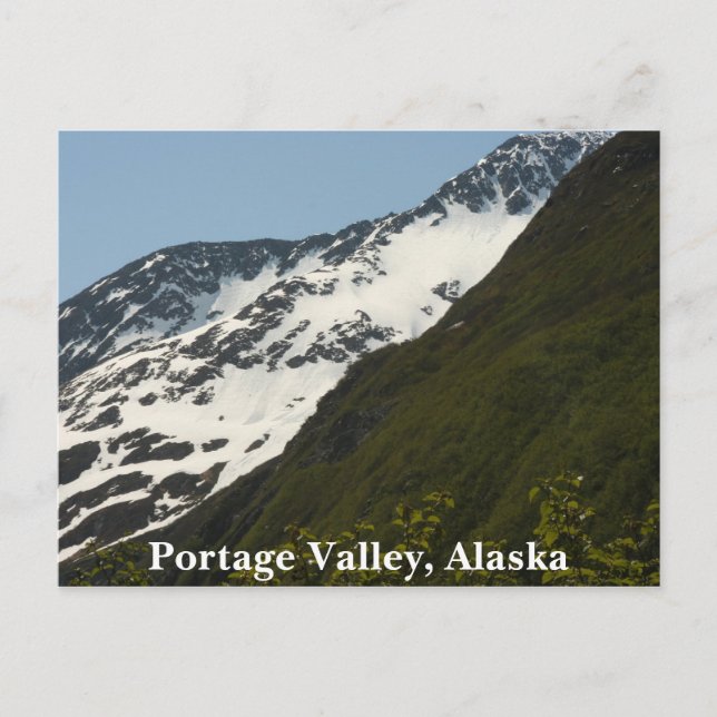 Portage Valley, Alaska Postcard (Front)