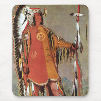 Portait of Indian Chief Mato-Tope by George Catlin Mouse Pad