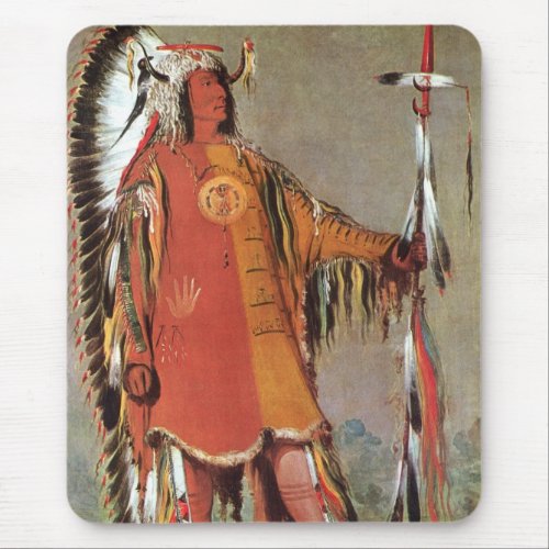 Portait of Indian Chief Mato_Tope by George Catlin Mouse Pad