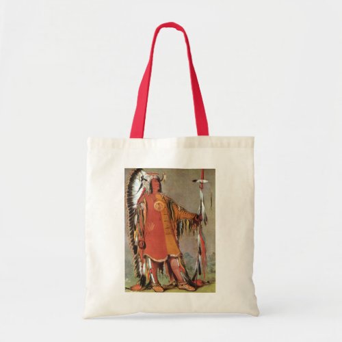 Portait of Indian Chief Mato_Tope by George Catlin Tote Bag