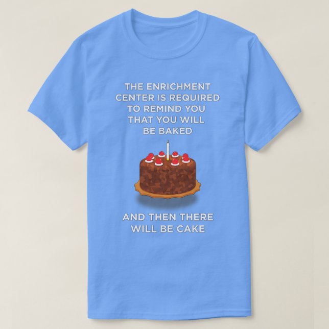 Portal Cake  T-Shirt (Design Front)
