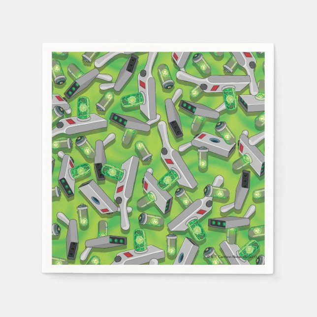 Portal Gun Pattern Napkins (Front)