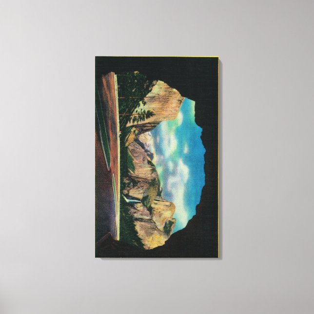 Portal of Grandeur view of Yosemite Valley Canvas Print (Front)